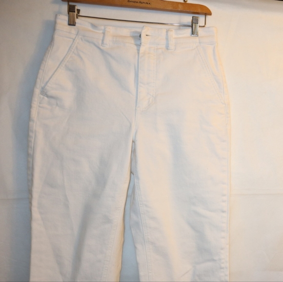 Everlane The Straight Leg Crop 8 Petite White - Picture 11 of 13